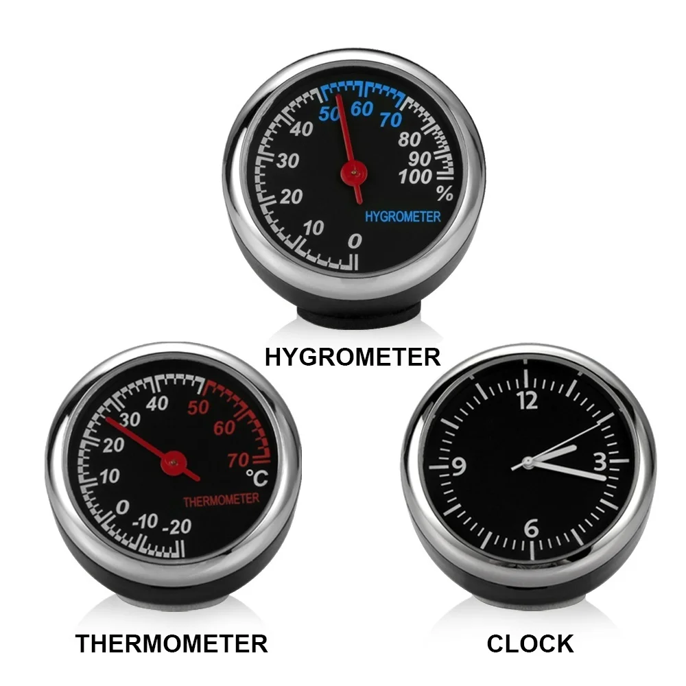 Digital Hygrometer Probe - ミニカー自動車デジタル時計自動時計自動車温度計湿度計装飾飾り時計カーアクセサリー