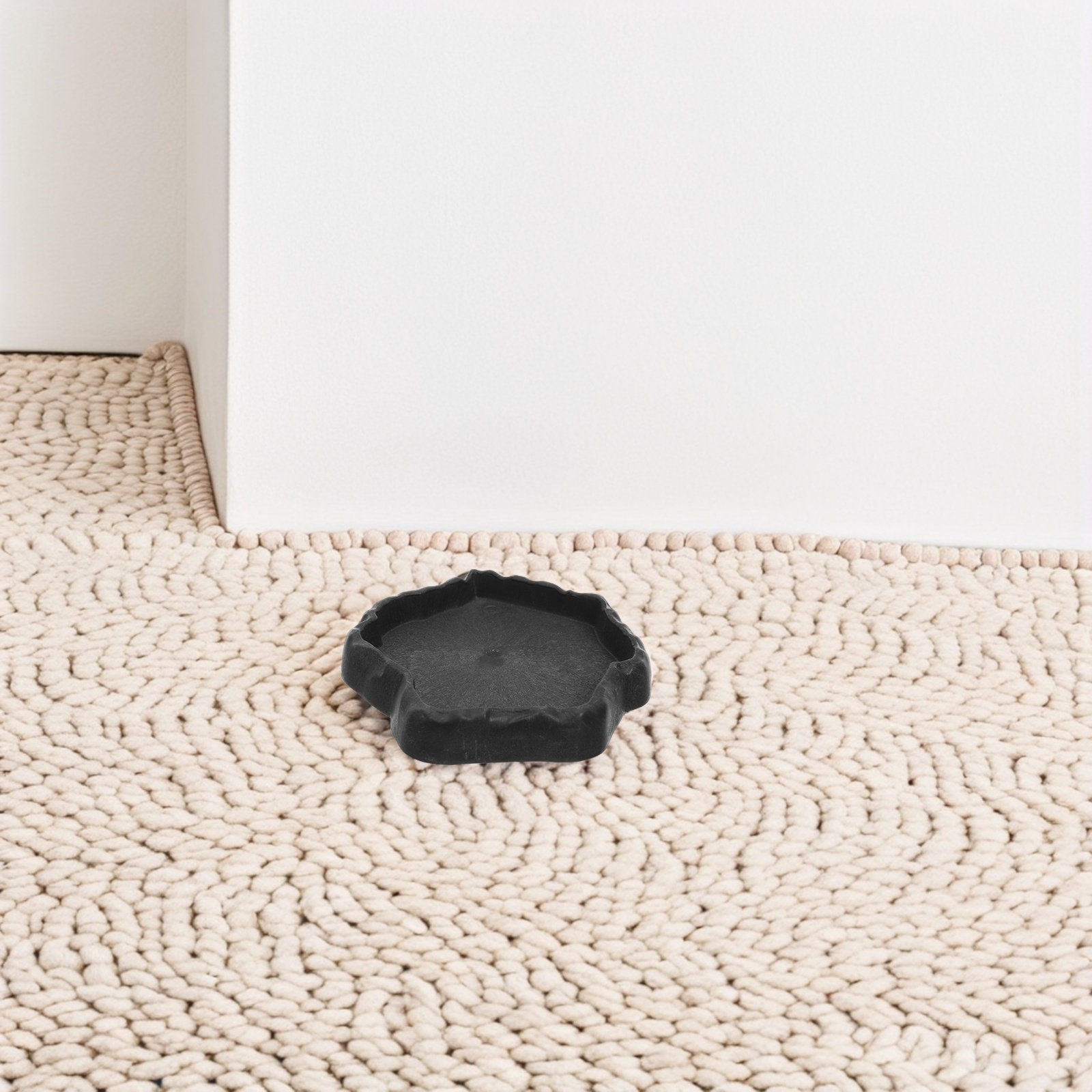 Water Dish Reptile - 天然石製爬虫類用餌入れボウル 多機能フード＆ウォーターディッシュ 亀、トカゲ、ヒゲトカゲ用 テラリウムウォーターボウル