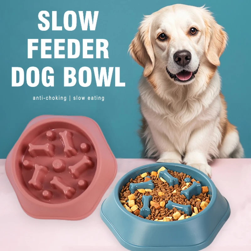 新しいスローフィーダー犬用ボウル、窒息防止子犬用フードボウル - Royal Canin Food Medium のレビューと価格