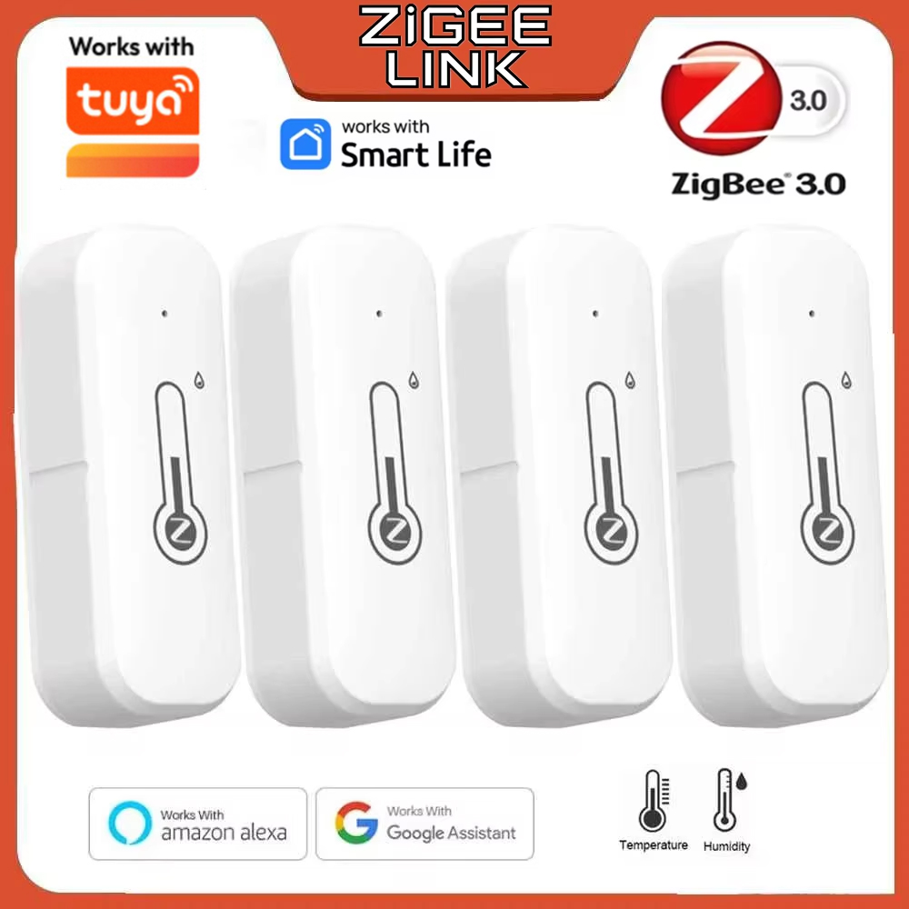 スマート Zigbee 3.0 温度湿度センサー Alexa - Digital Hygrometer Probe のレビューと価格