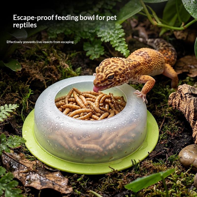 1個入りABS製爬虫類用餌皿、逃げ防止設計、ワームフードボウ - Water Dish Reptile のレビューと価格