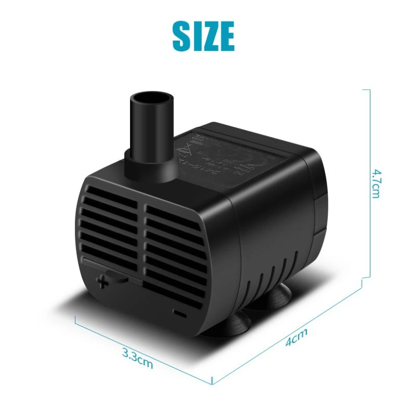 水族館用サイレントUSBウォーターポンプ,ブラシレスウォータ - Terrarium Fogger Ultrasonic のレビューと価格