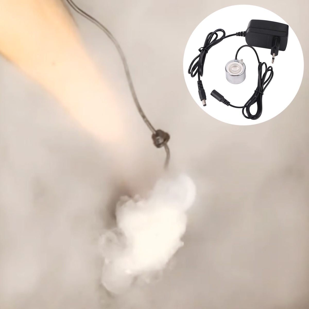 水槽 魚の池 造園 超音波ネブライザー 小型水 岩石盆栽 ア - Terrarium Fogger Ultrasonic のレビューと価格